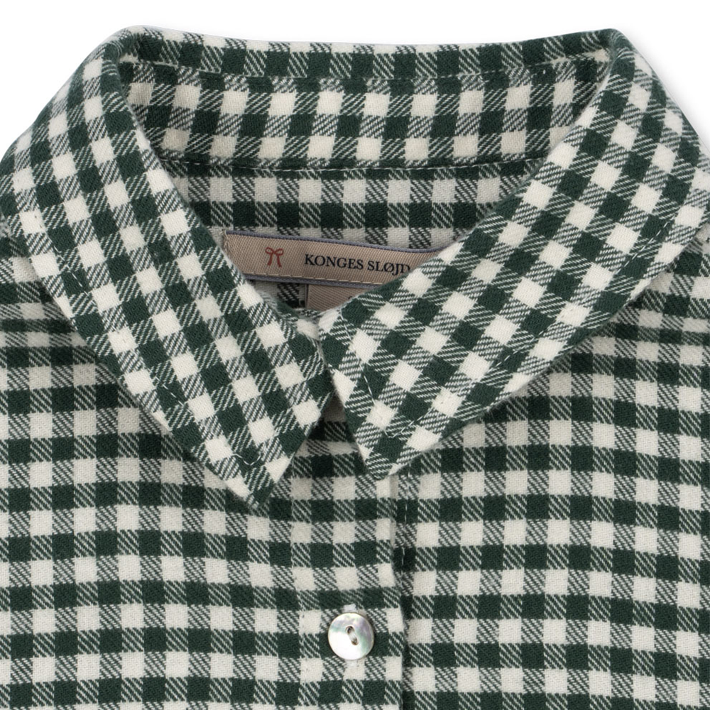 Konges Sløjd Cotton Shirt 'Foret' Green Check