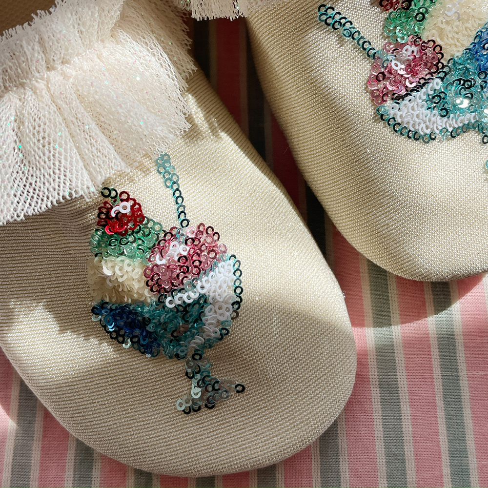 Konges Sløjd UV Swim Shoes 'Amandine' Rosewater