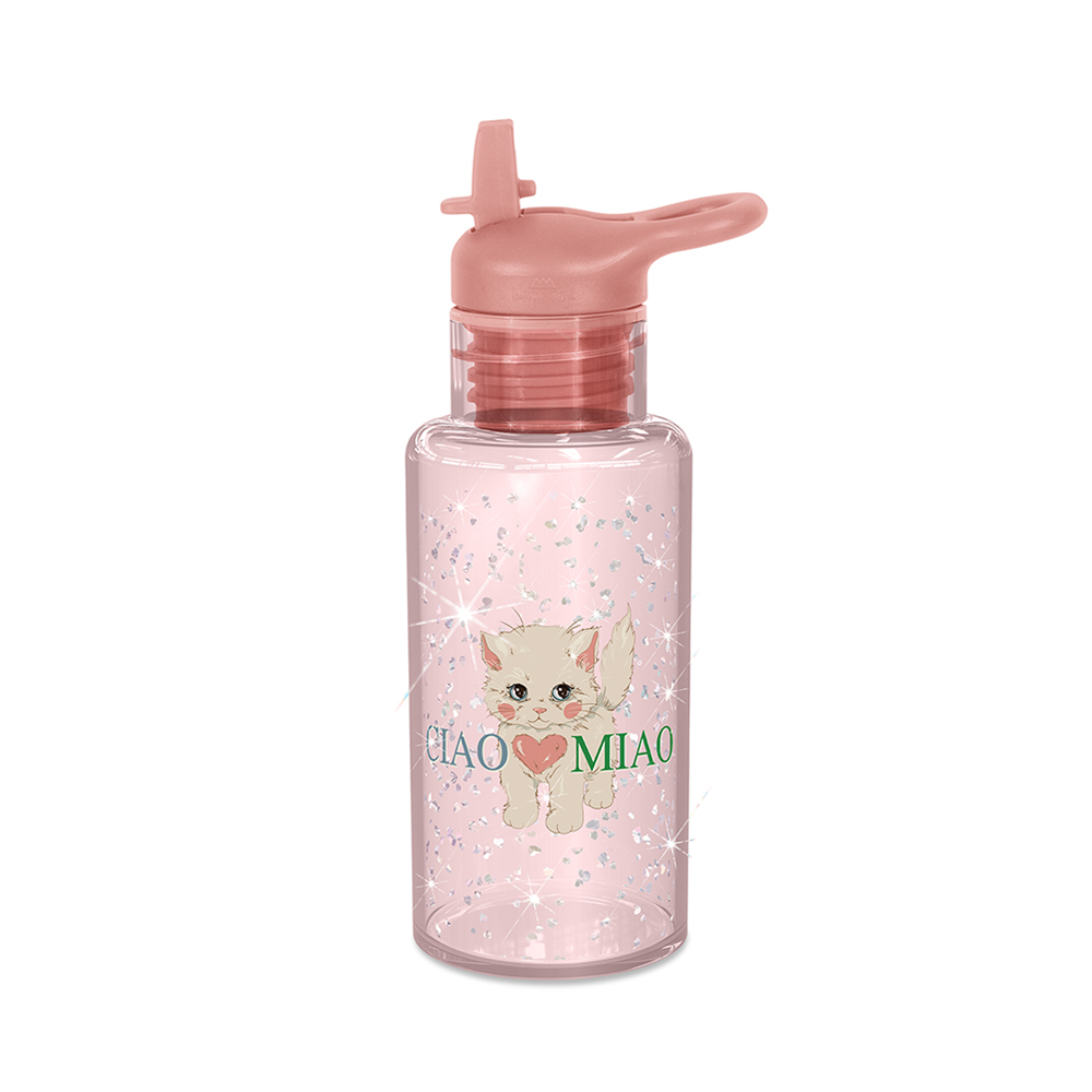 Bouteille à paillettes Ciao Miao de Konges Sløjd