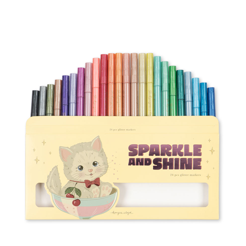Crayons à paillettes Konges Sløjd Chat