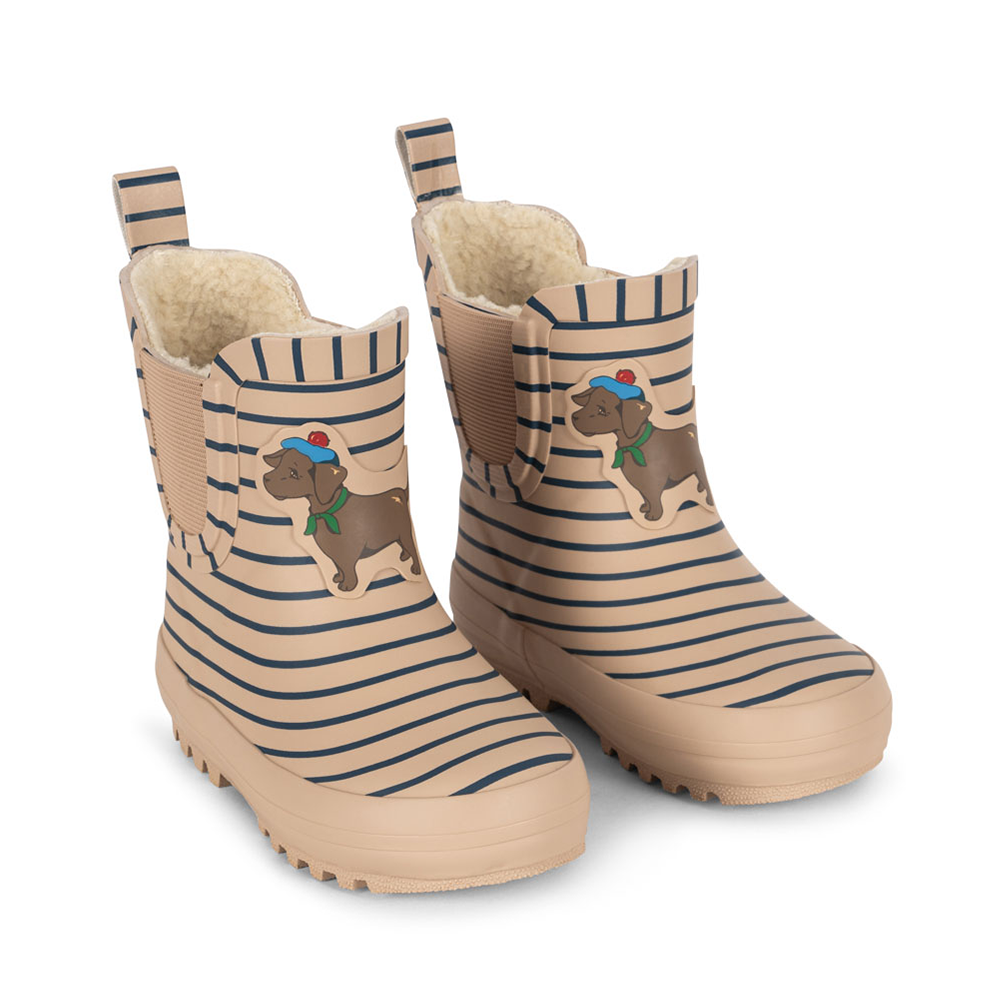 Konges Sløjd Regenstiefel 'Roi' Stripe La Mer