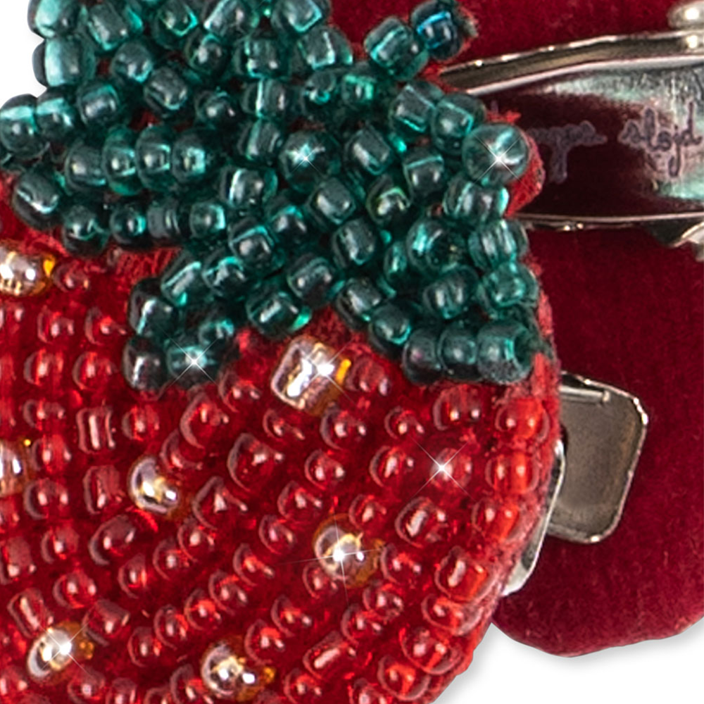 Konges Sløjd Haarclips mit Perlen Strawberry - Online MY SNOWFLAKE
