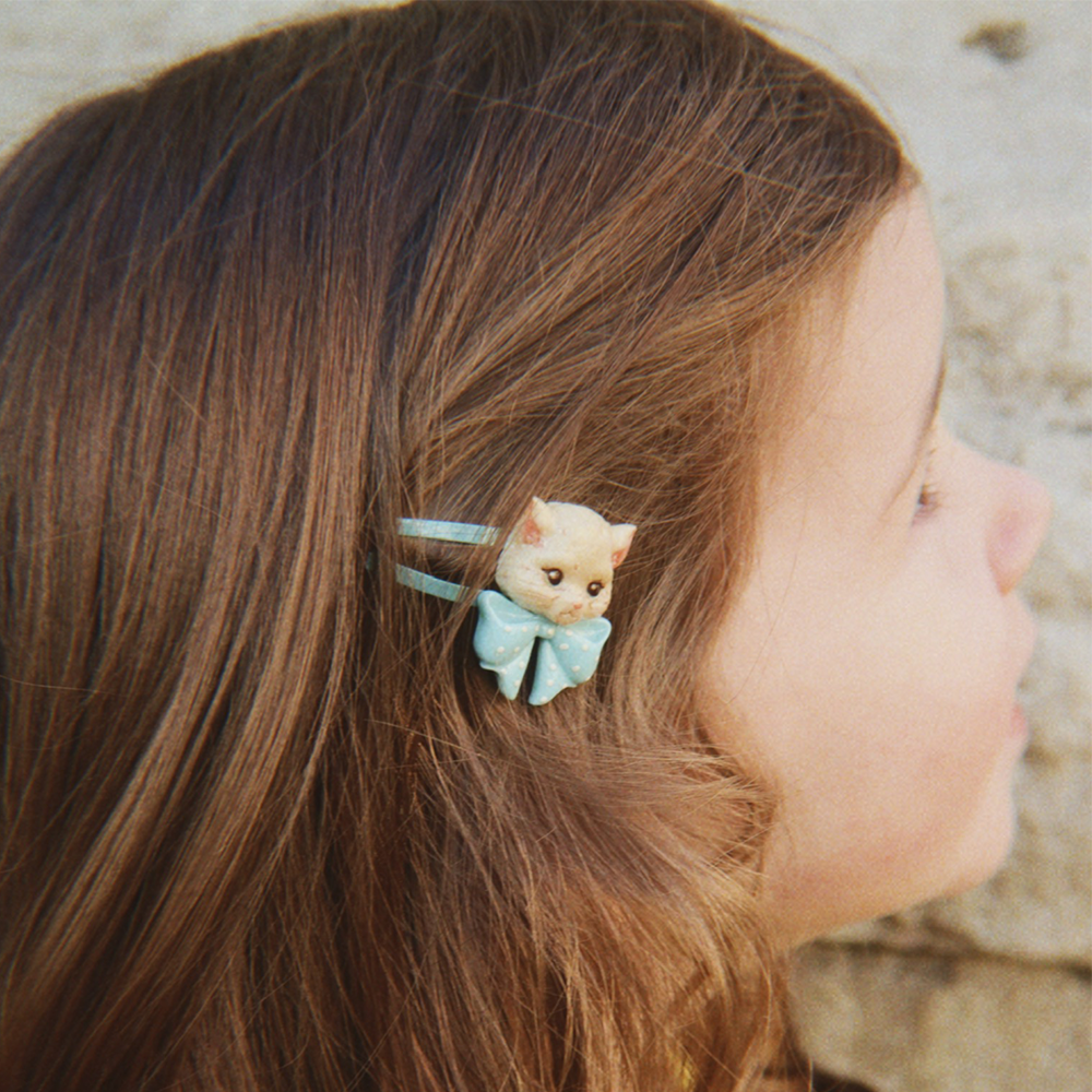 Set de barrettes et chouchous Konges Sløjd 'Kitty'