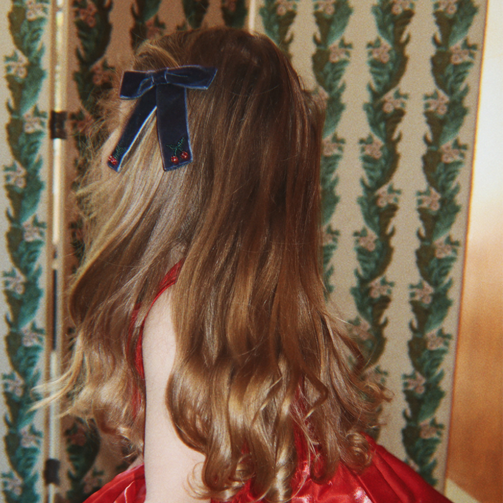 Konges Sløjd Haarclips 'Juliette Bow' Navy