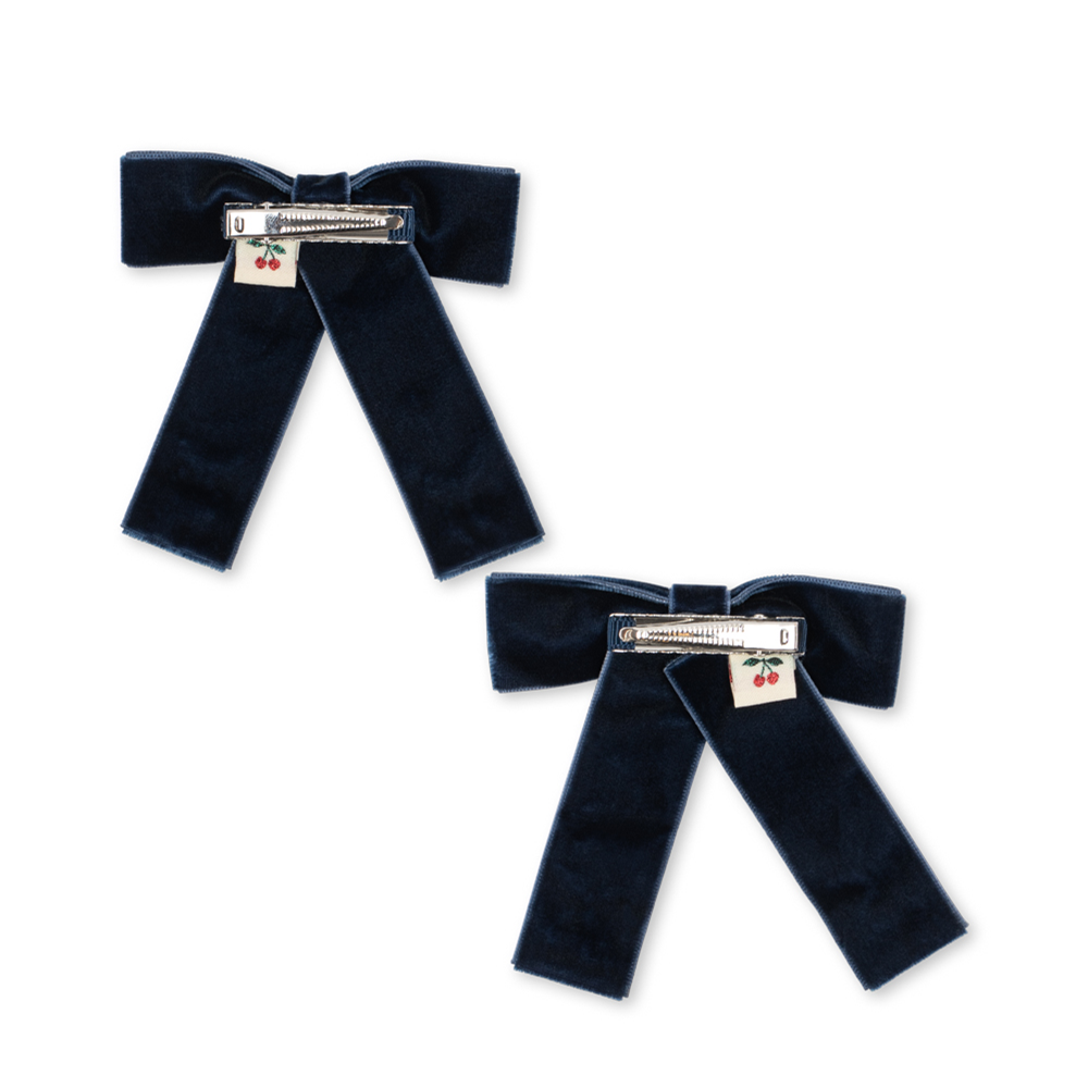 Konges Sløjd Haarclips 'Juliette Bow' Navy