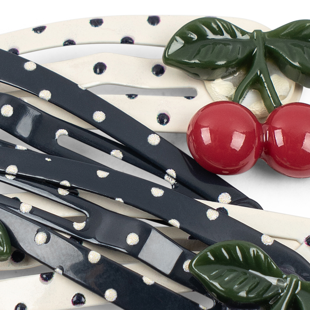 Konges Sløjd Hair Clips Cherry Dot