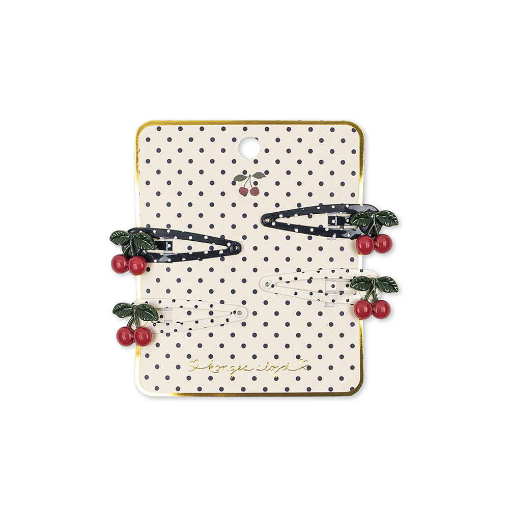 Konges Sløjd Hair Clips Cherry Dot
