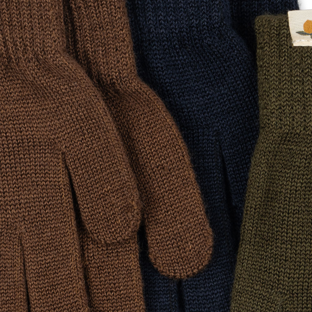 Konges Sløjd 'Filla' Finger Mittens 3-Pack Forest Mix