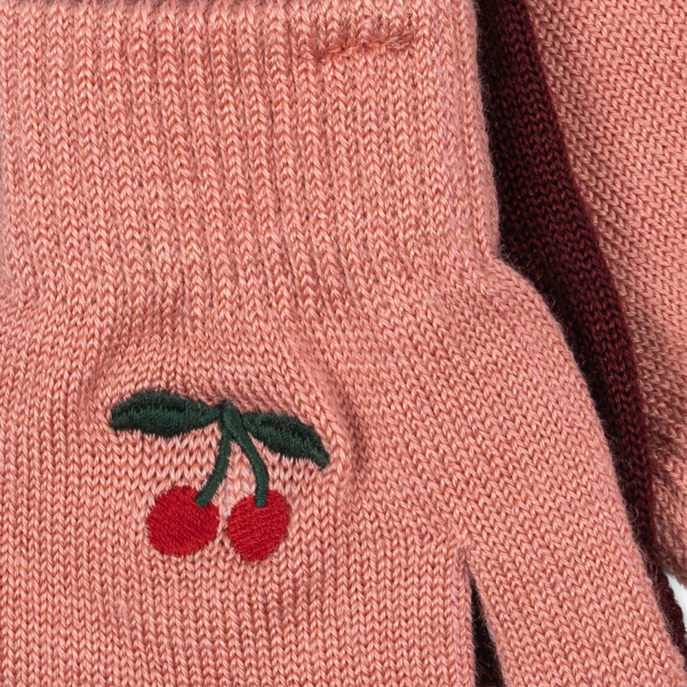 Konges Sløjd Gants 'Filla' lot de 2 Sorbet