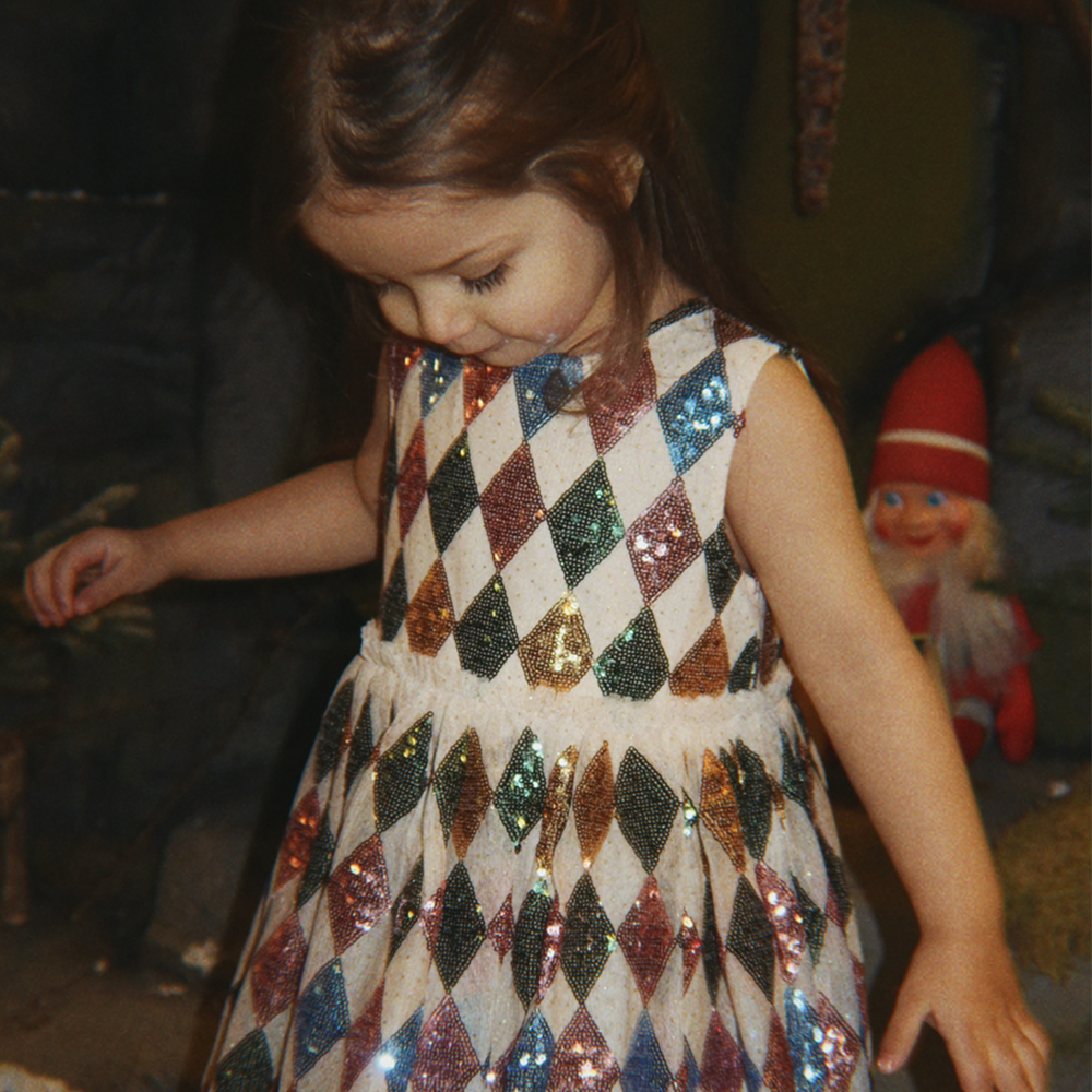 Konges Sløjd Kleid 'Yvonne' Harlekin Sequin