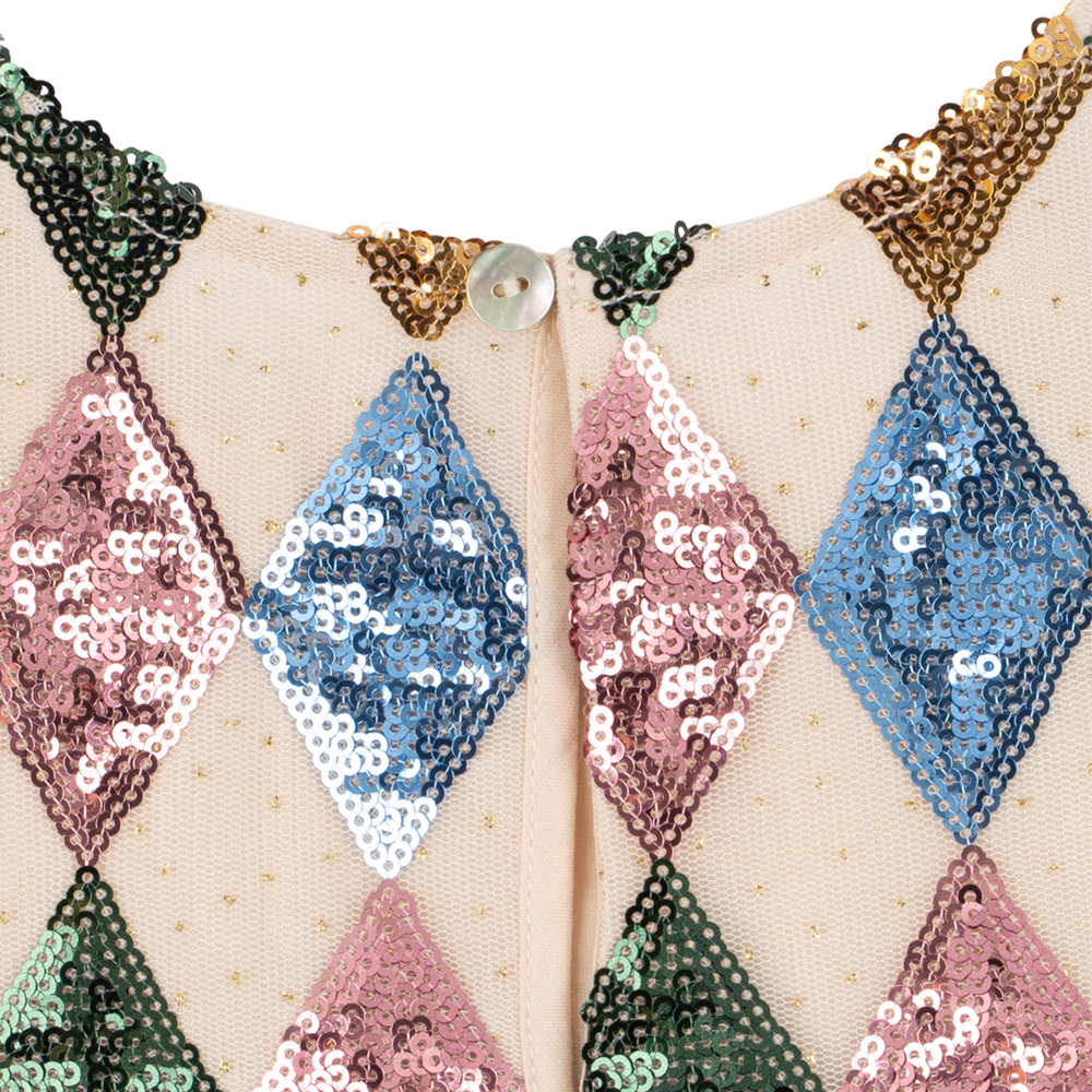 Konges Sløjd Kleid 'Yvonne' Harlekin Sequin