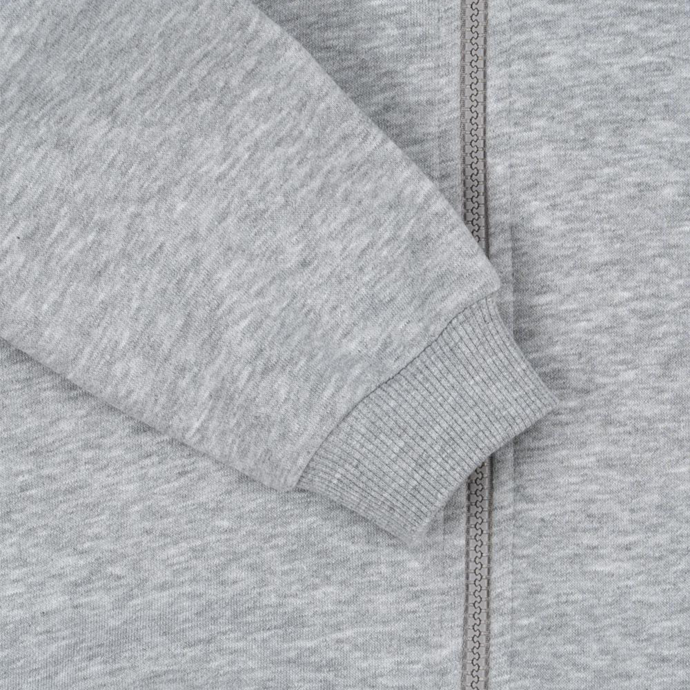 Konges Sløjd Pullover mit Reissverschluss 'Lou' Grey Melange
