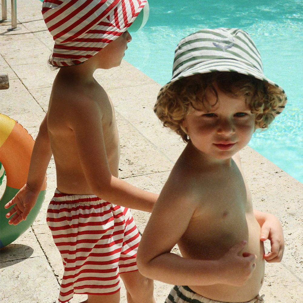 Konges Sløjd Maillot de bain 'Asnou' Rayures Rouge