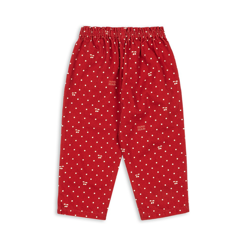 Konges Sløjd Hose aus Baumwolle 'Magot' Cherry Dot