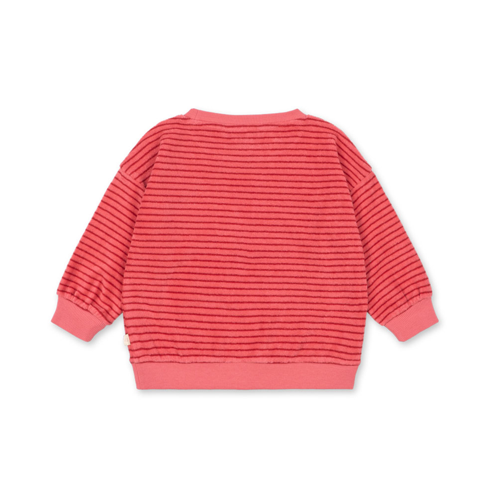 Konges Sløjd Pullover 'Itty' Cardinal Rose Stripe - Online MY SNOWFLAKE