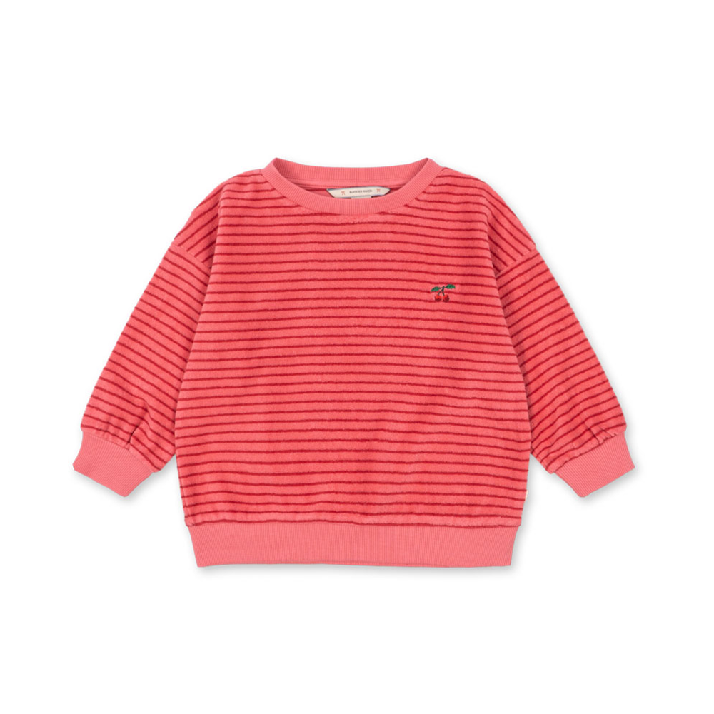 Konges Sløjd Pullover 'Itty' Cardinal Rose Stripe - Online MY SNOWFLAKE