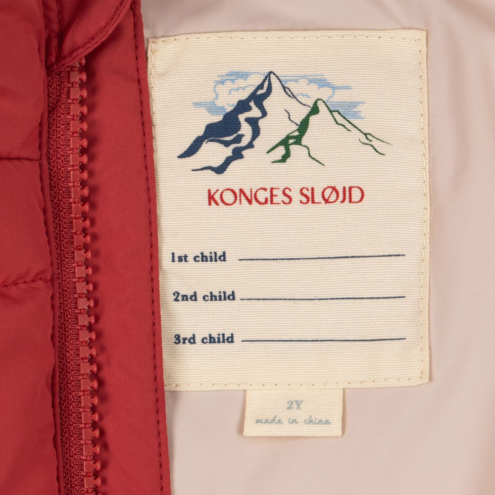 Konges Sløjd Winter Jacket 'Alpi' Cardinal