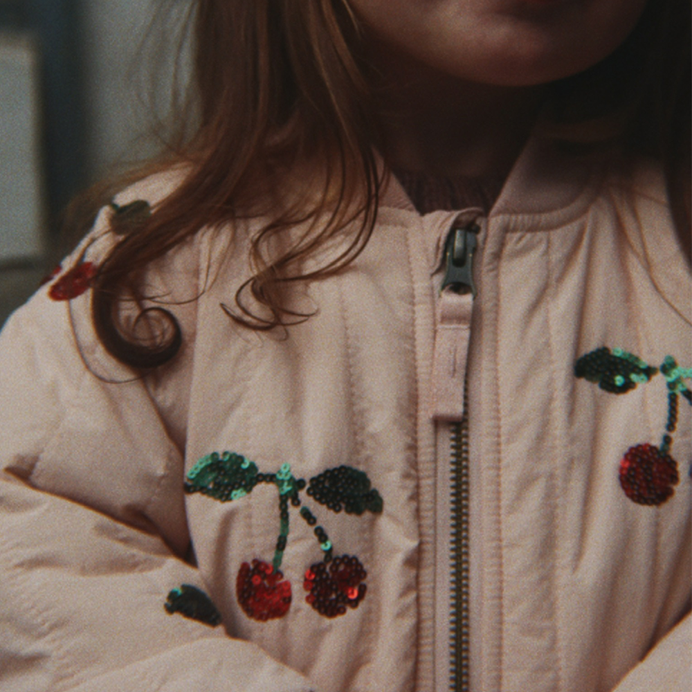 Veste bomber Konges Sløjd 'Juno Sequin' Cameo Rose