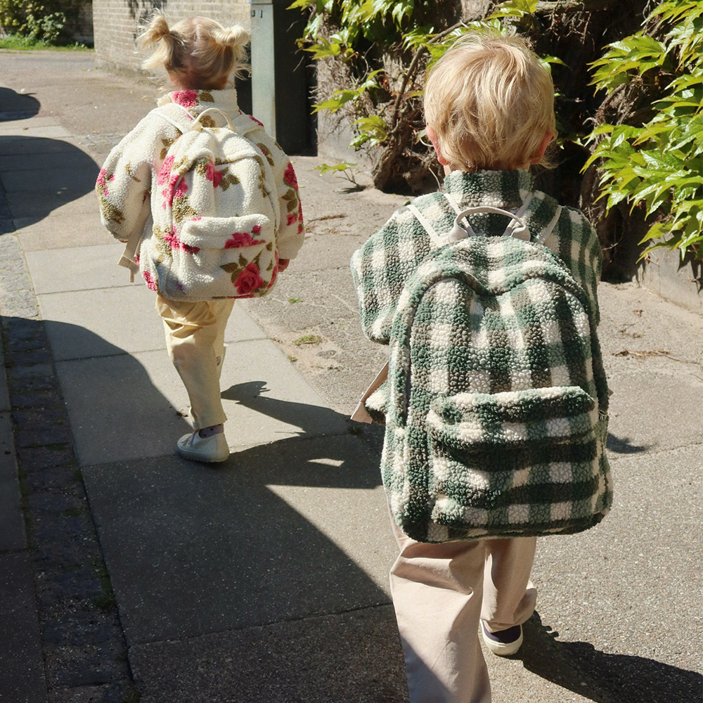 Konges Sløjd  Teddy Jacke 'Jody' Green Check - Online MY SNOWFLAKE