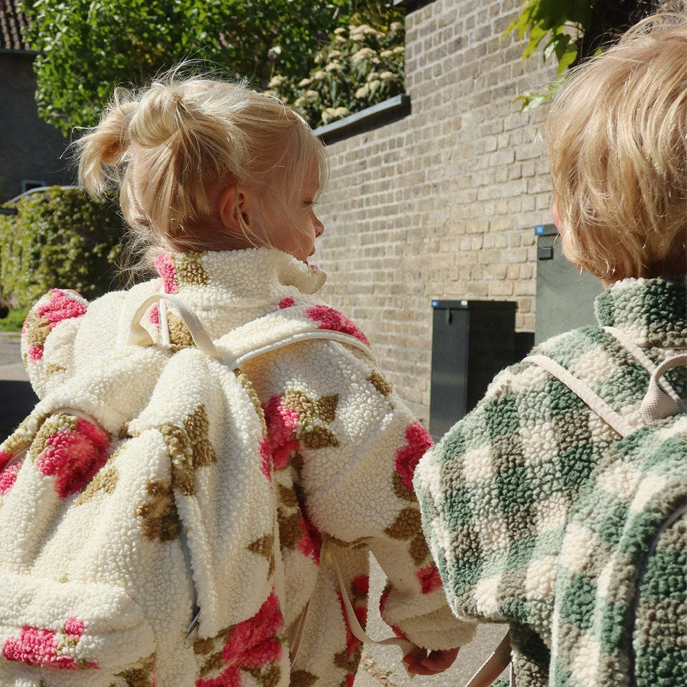 Konges Sløjd  Teddy Jacke 'Jody' Green Check - Online MY SNOWFLAKE