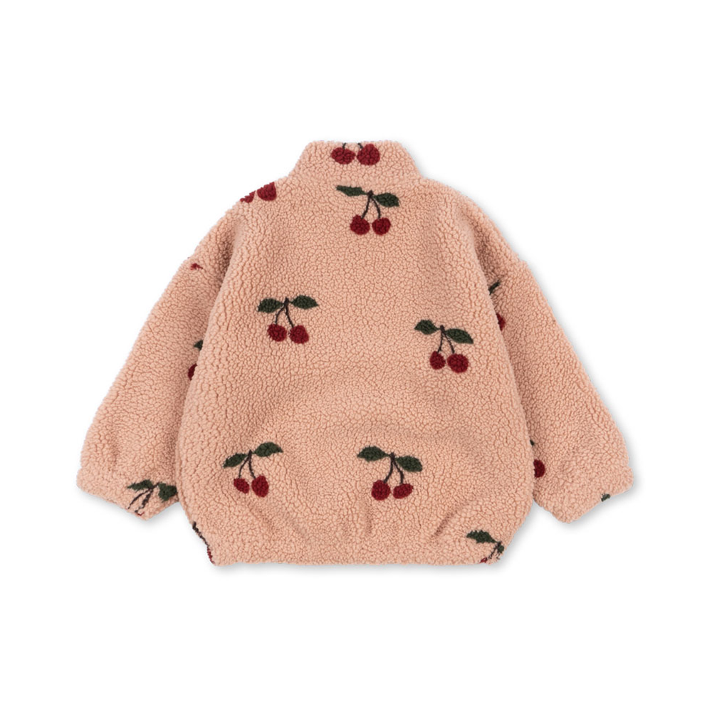 Konges Sløjd Veste en Teddy 'Jody' Ma Grande Cerise Blush