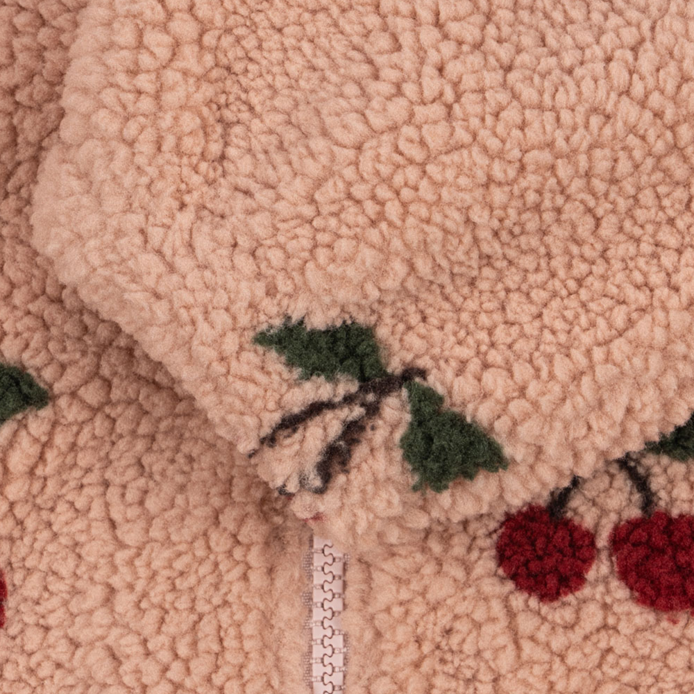 Konges Sløjd Veste en Teddy 'Jody' Ma Grande Cerise Blush