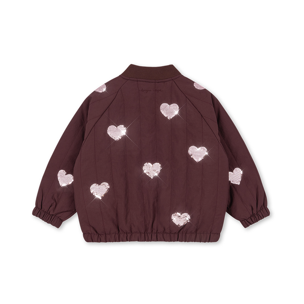 Konges Sløjd Bomber Jacket 'Juno Sequin' Decadent Chocolate