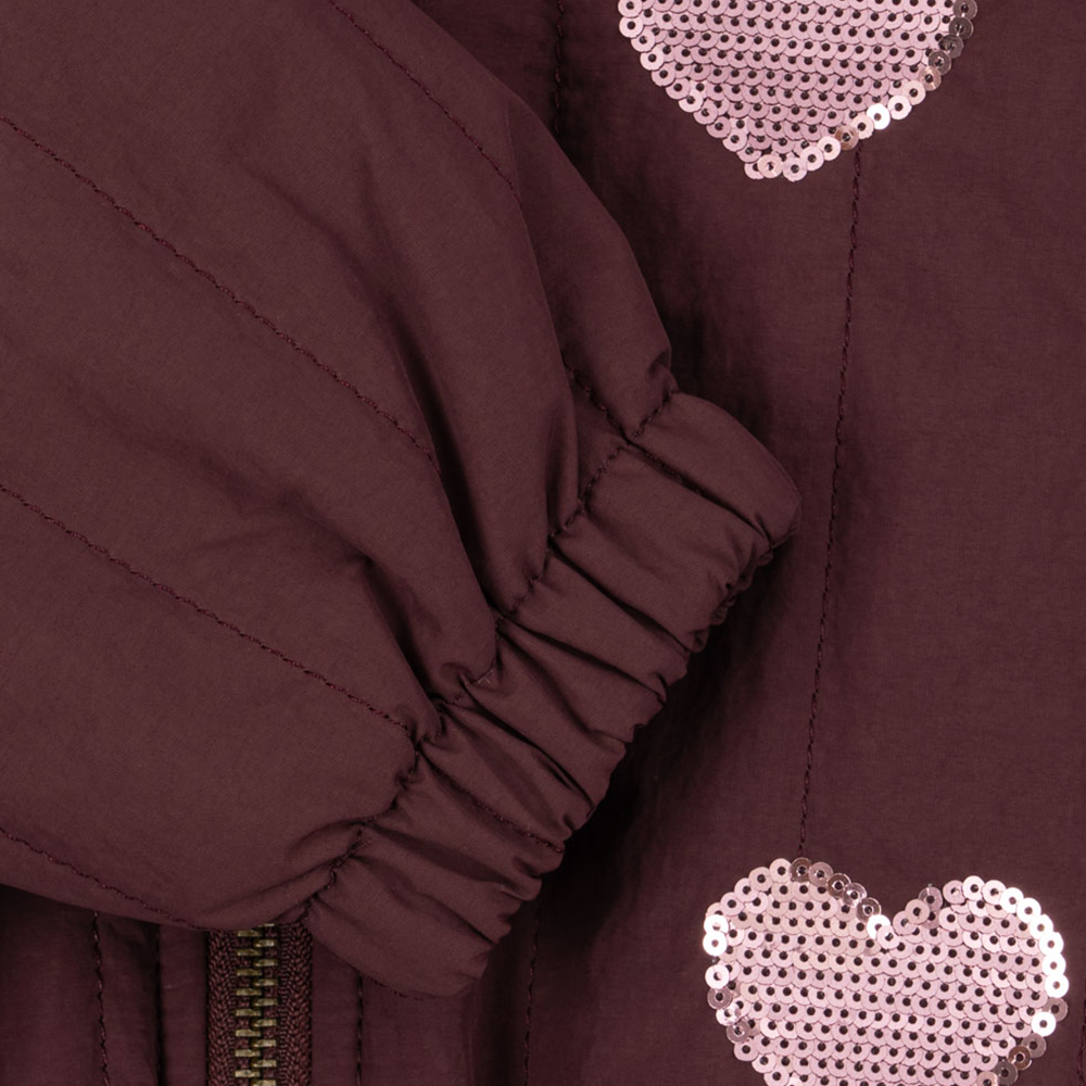 Konges Sløjd Bomber Jacket 'Juno Sequin' Decadent Chocolate