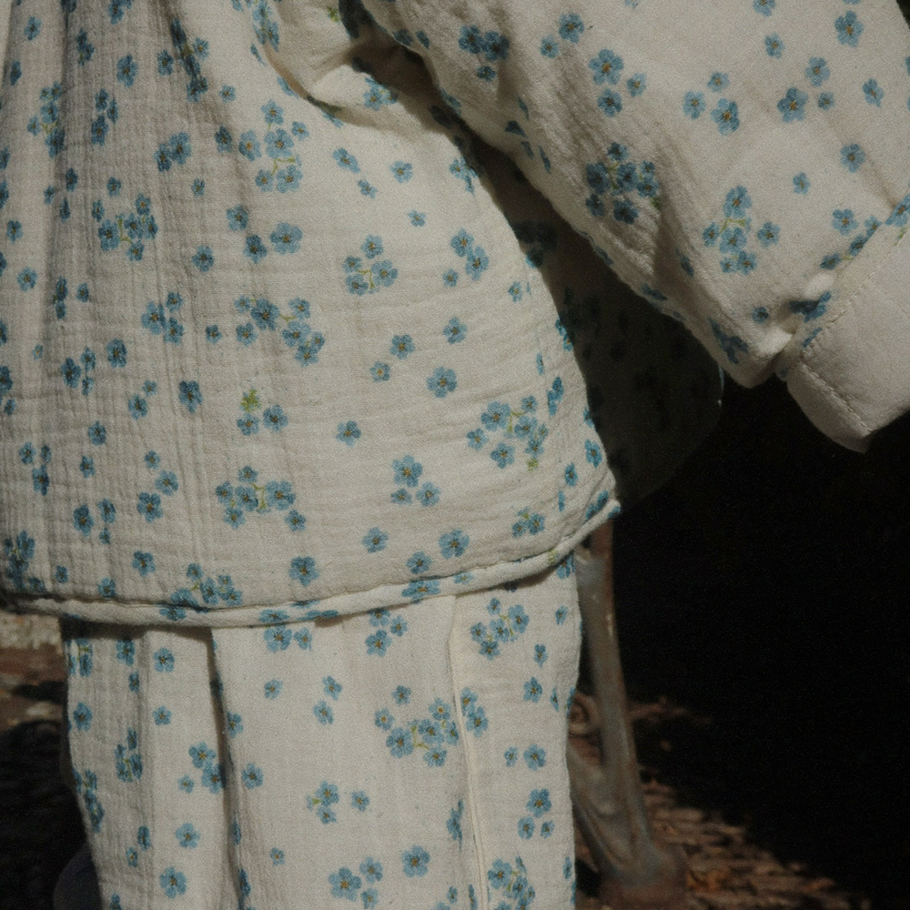 Konges Sløjd  Musselin-Jacke 'RHW X KS' Mioblu Forget Me Not