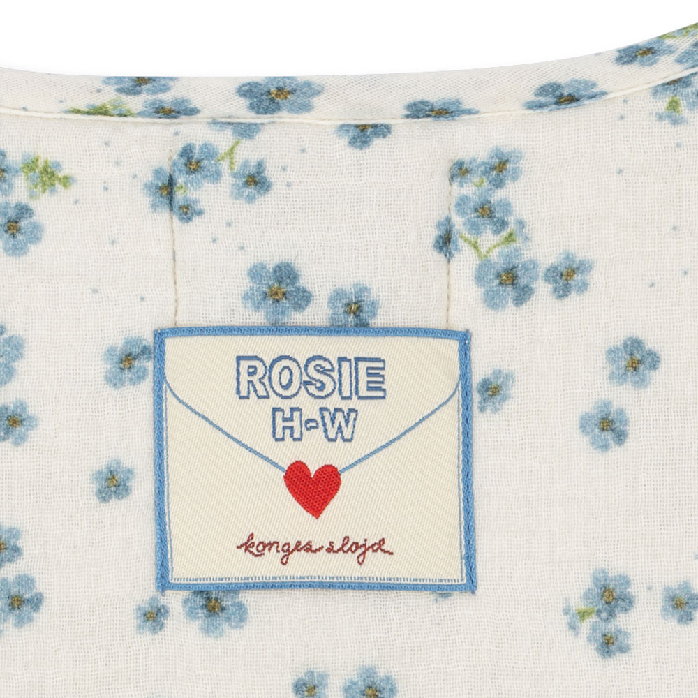 Konges Sløjd  Musselin-Jacke 'RHW X KS' Mioblu Forget Me Not