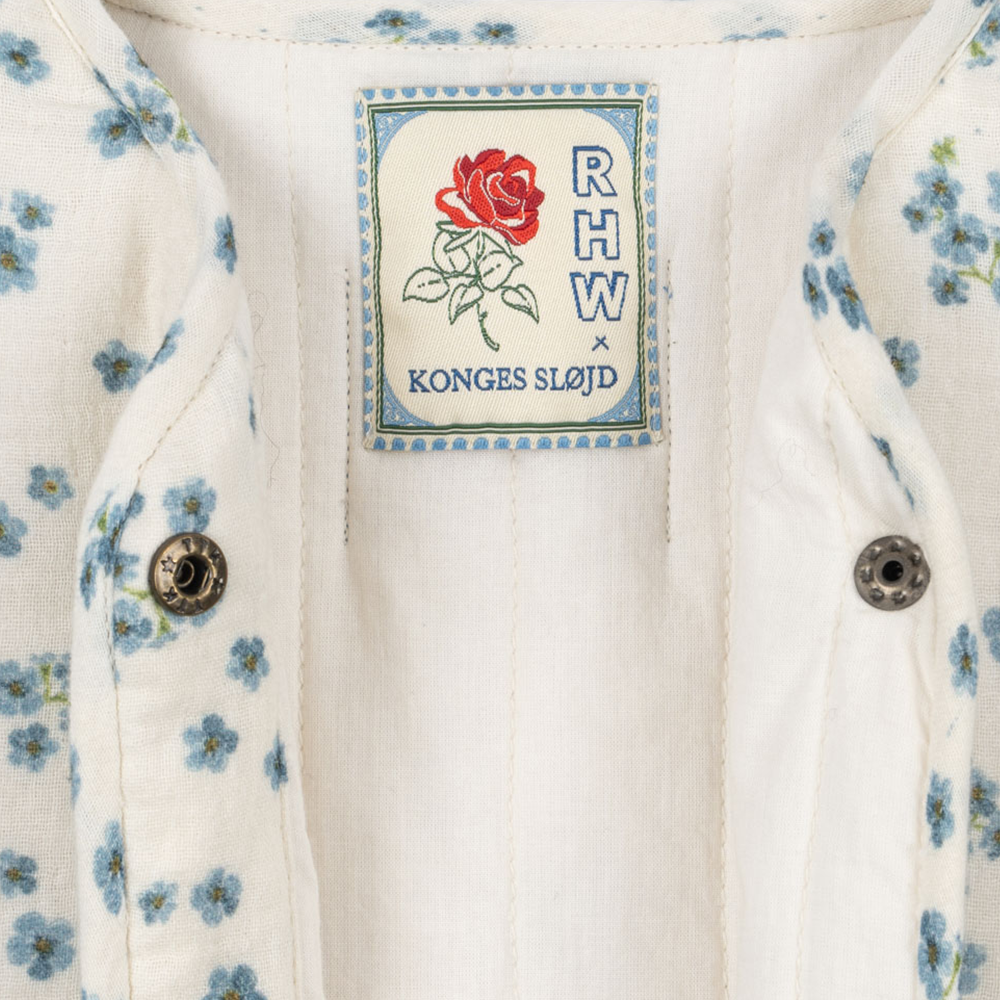 Konges Sløjd  Musselin-Jacke 'RHW X KS' Mioblu Forget Me Not