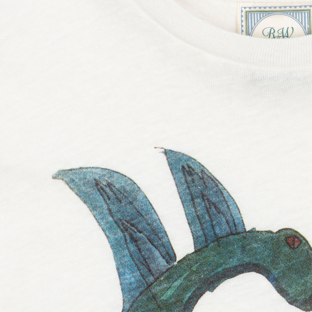Konges Sløjd T-shirt 'RHW X KS' Jongleur blanc antique