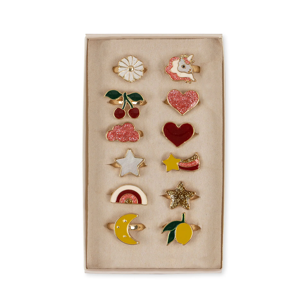 Konges Sløjd 12-piece ring set