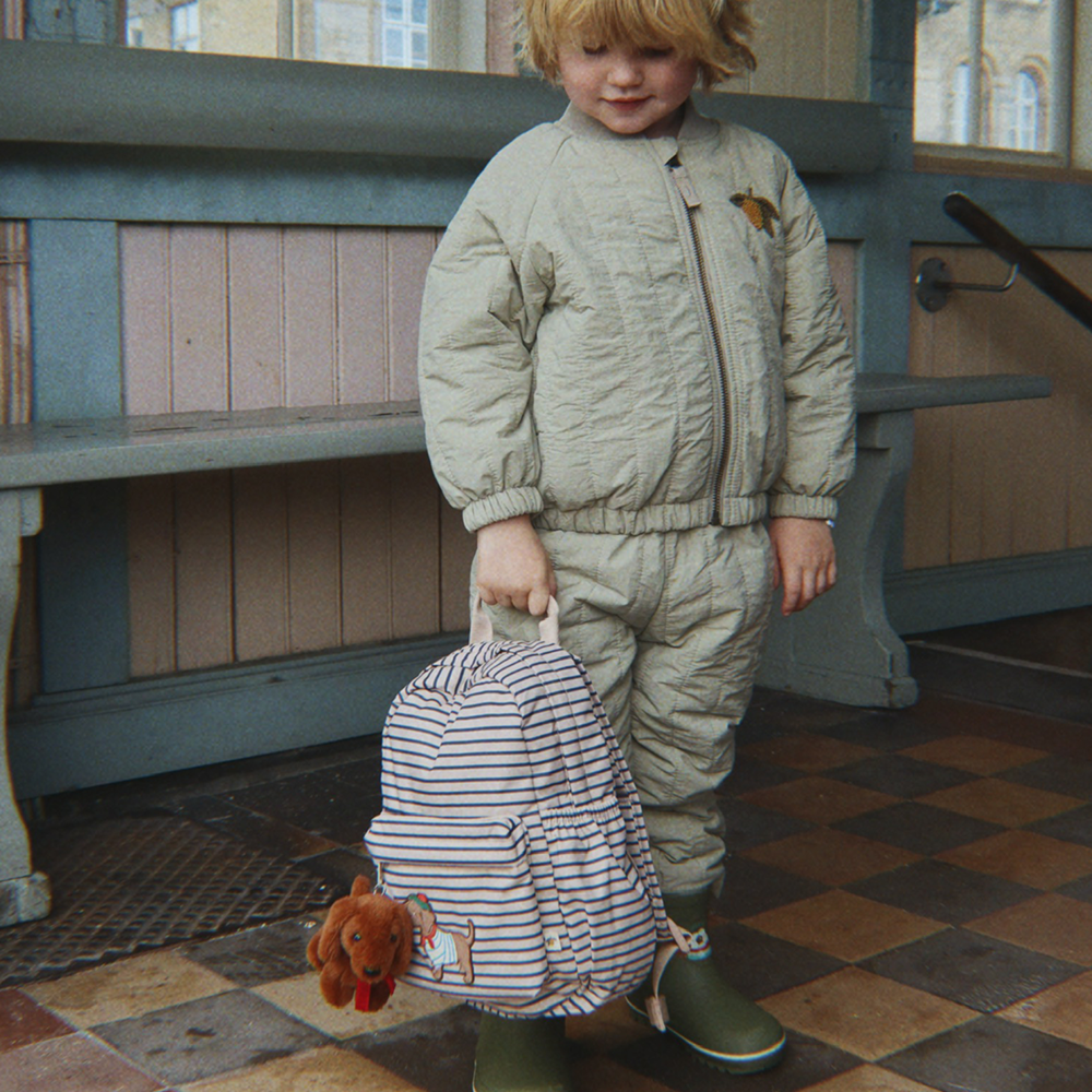 Konges Sløjd  Mini Kinderrucksack 'Nohr' Stripe la Mer