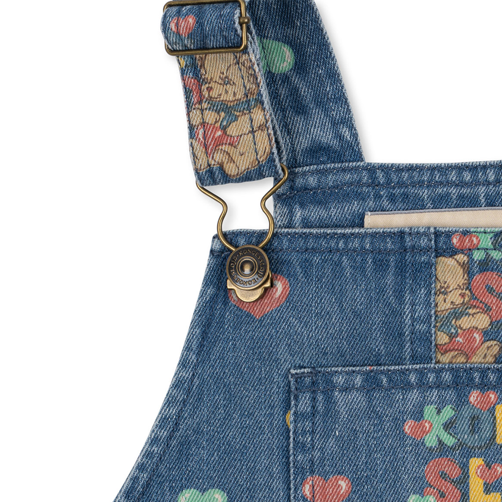 Konges Sløjd Jeanskleid 'Magot' Teddy Coeur - Online MY SNOWFLAKE