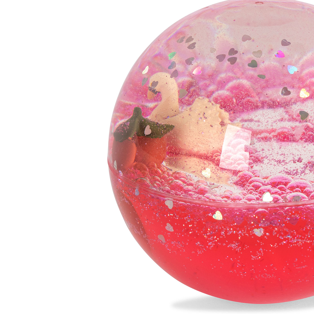 Konges Sløjd Boule à neige «Glitter» Cherry