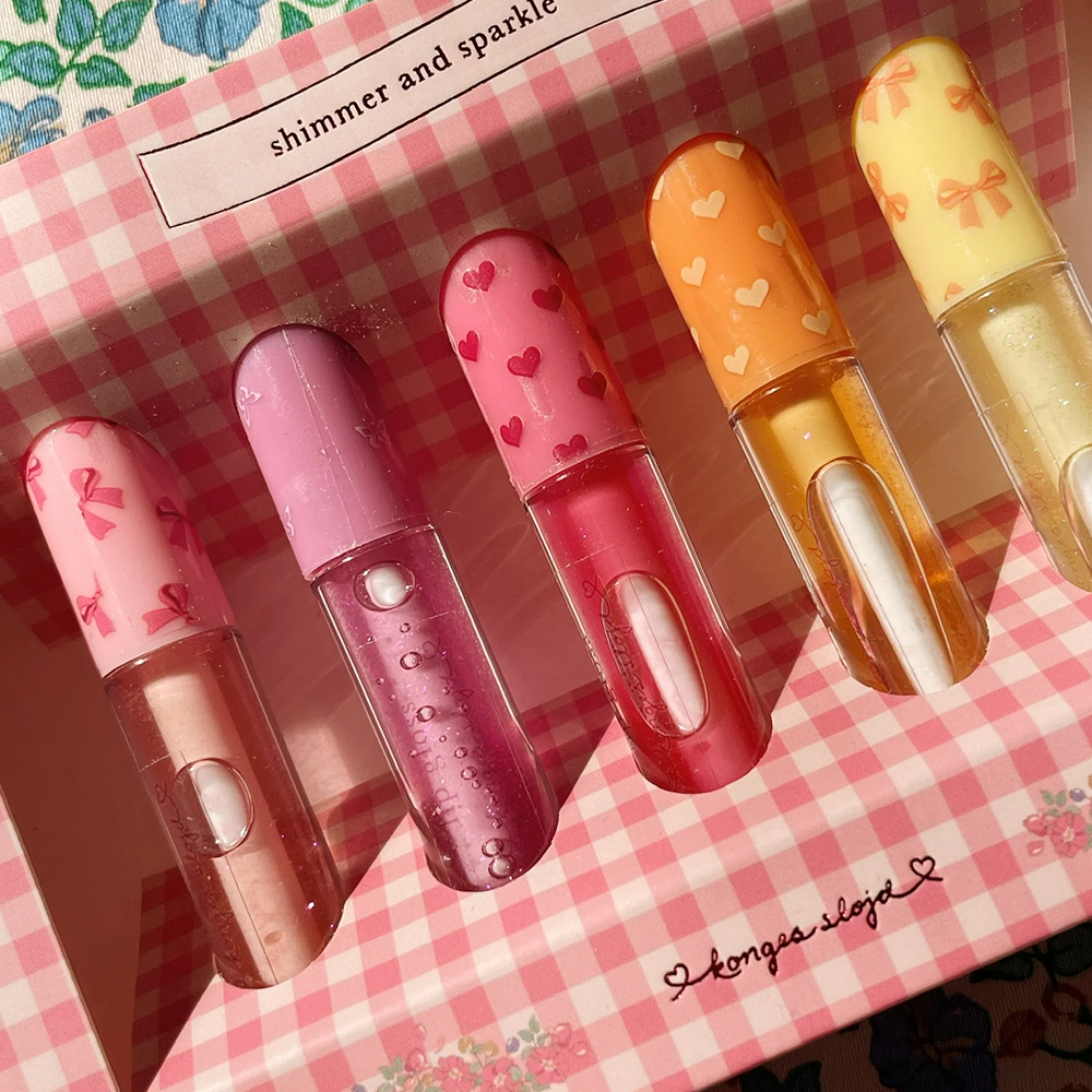 Konges Sløjd Lipgloss 5er Set 'Glitter' - Online MY SNOWFLAKE