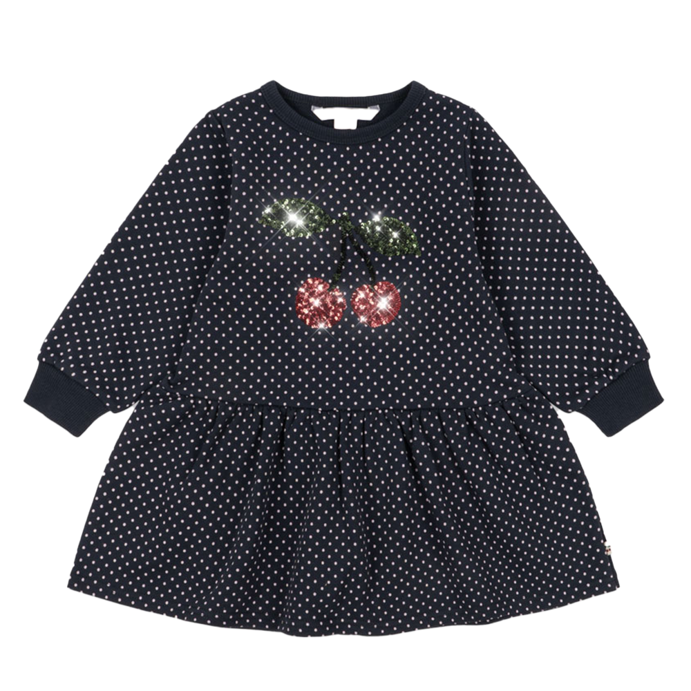 Konges Sløjd Langarm Pailletten-Kleid 'Lou' Dot Tout Petite