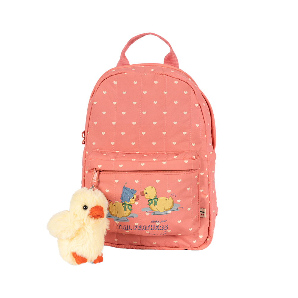 Konges Sløjd Kinderrucksack 'Juno Mini' Coeur Feathers - Online MY SNOWFLAKE