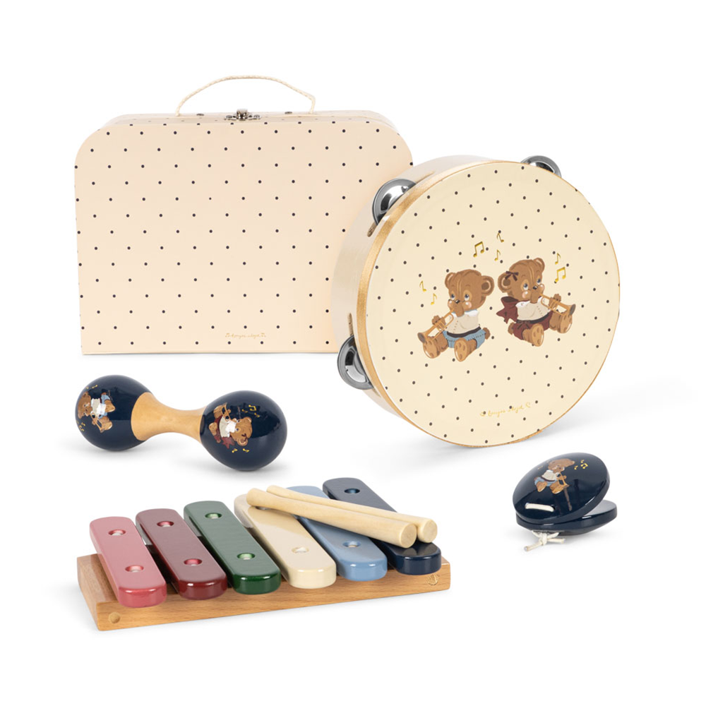 Set d'instruments de musique Konges Sløjd Ours en peluche