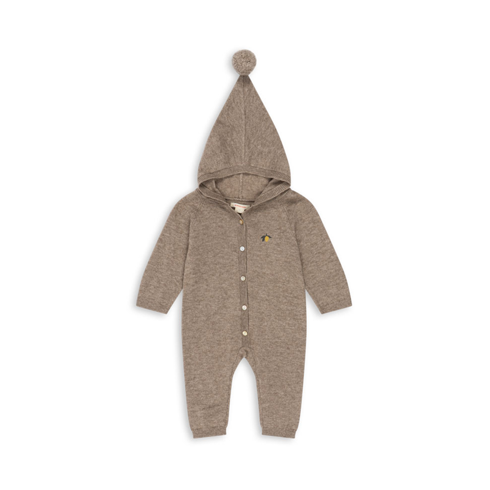 Konges Sløjd Onesie 'Mattou' Light Brown