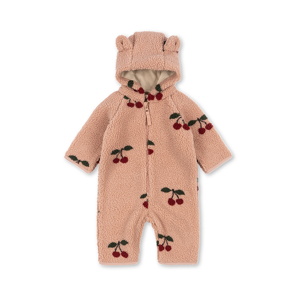 Konges Sløjd Teddy-Overall 'Jody' Ma Grande Cerise Blush