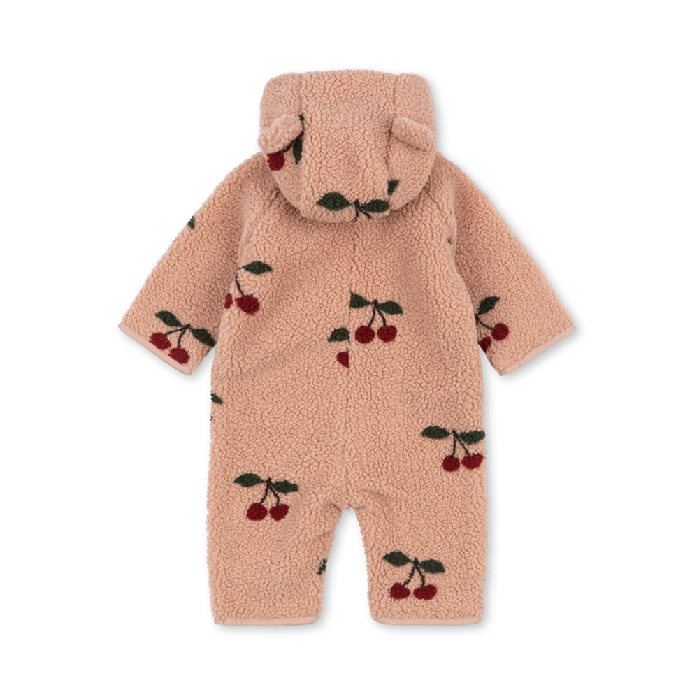 Konges Sløjd Teddy-Overall 'Jody' Ma Grande Cerise Blush