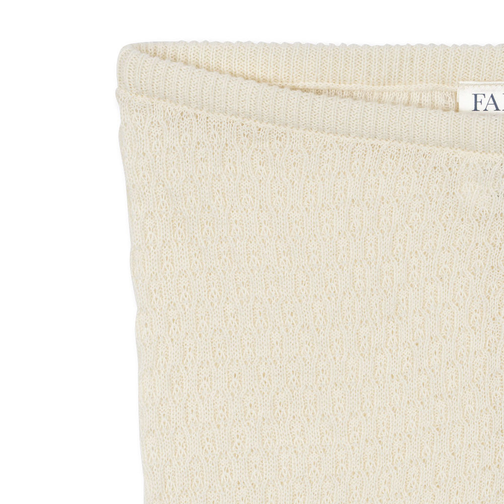 Fanga Fontana Pointelle-Leggings 'Venti' Antique White - Online MY SNOWFLAKE