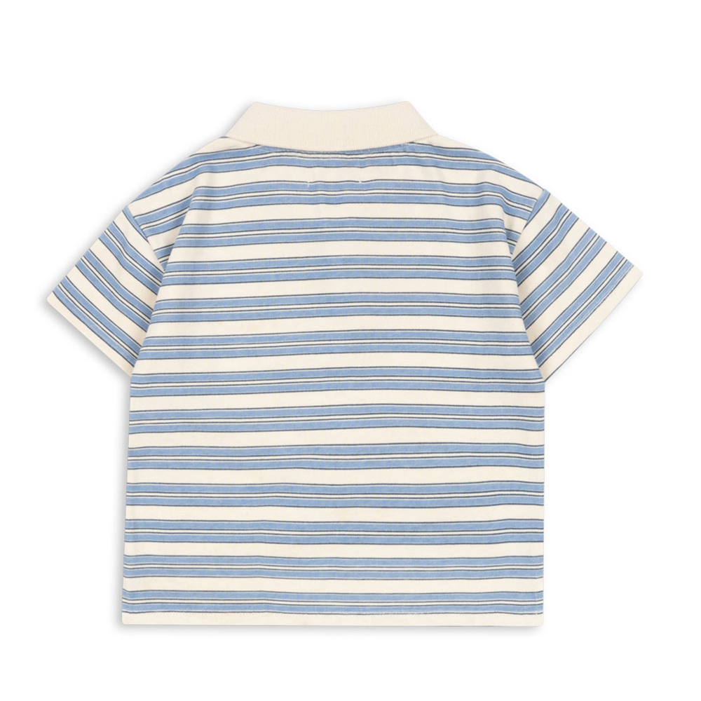Konges Sløjd Polo Shirt 'Spotty' Stripe Ciel - Online MY SNOWFLAKE
