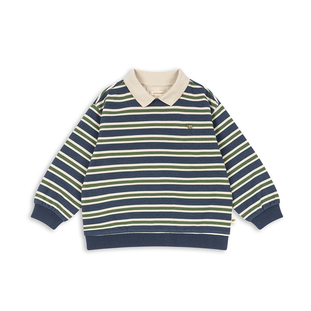 Konges Sløjd Polo Sweatshirt 'Spotty' Spellbound Strip - Online MY SNOWFLAKE