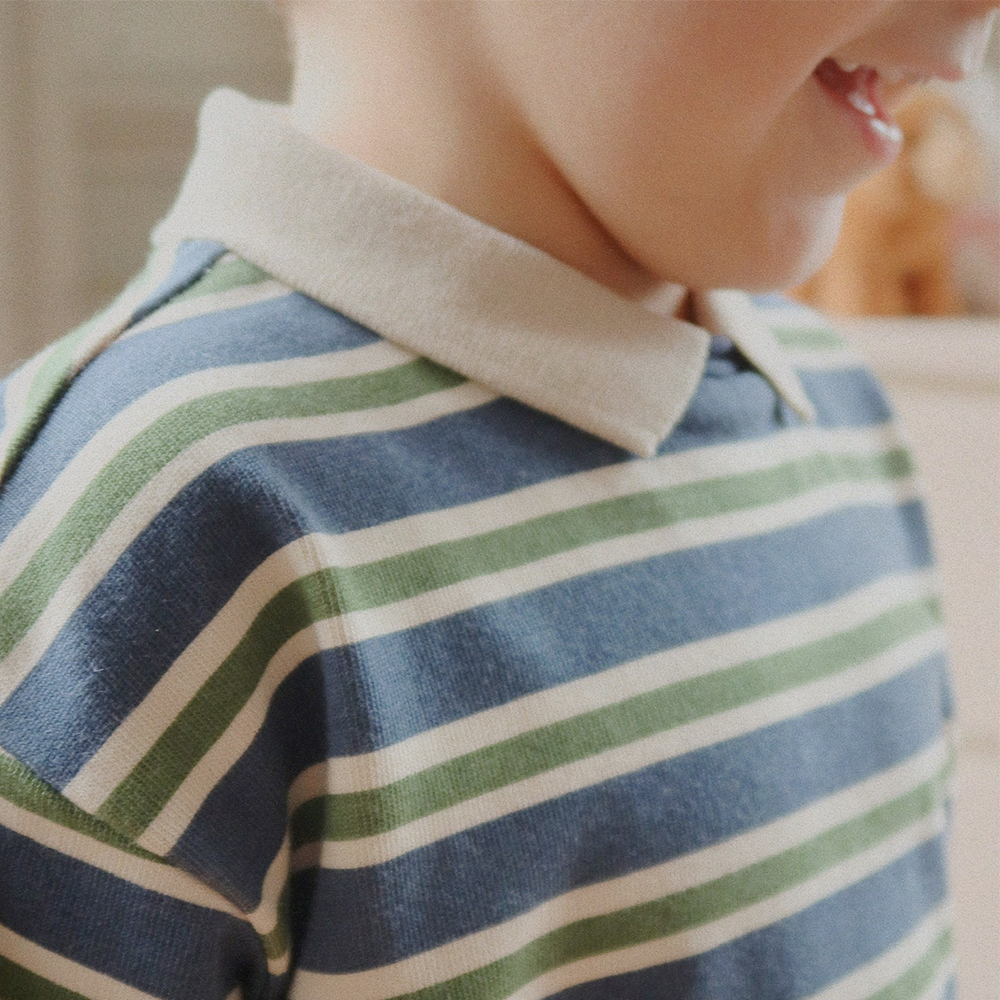 Konges Sløjd Polo Sweatshirt 'Spotty' Spellbound Strip - Online MY SNOWFLAKE