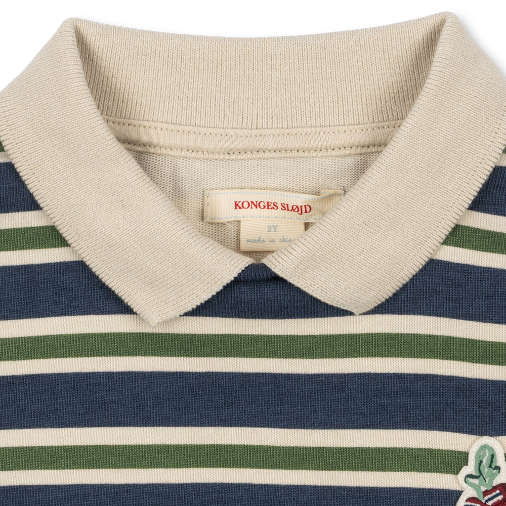 Konges Sløjd Polo Sweatshirt 'Spotty' Spellbound Strip - Online MY SNOWFLAKE