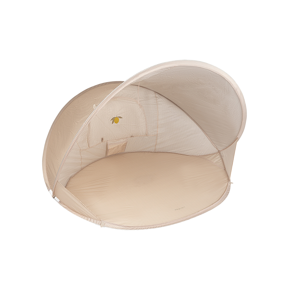 Konges Sløjd Beach UV Pop-Up Tent 'Mini' Tea Stripe