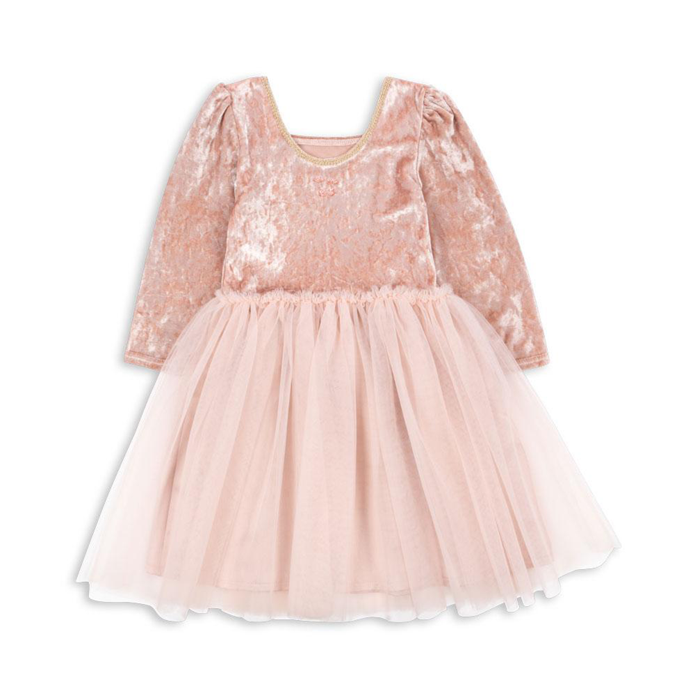 Konges Sløjd Prinzessinnenkleid 'Elisa' Cloud Pink - Online MY SNOWFLAKE